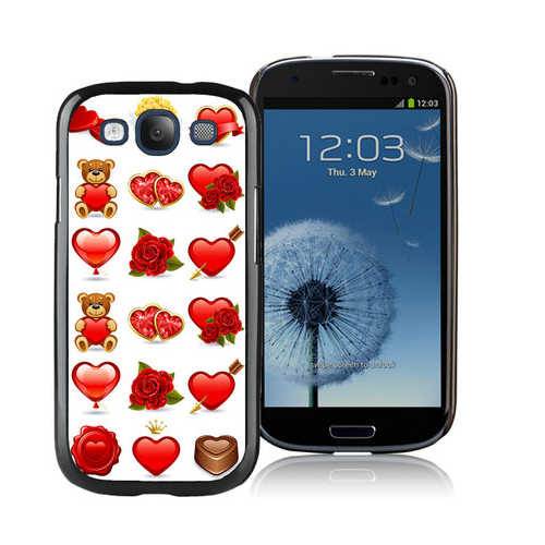 Valentine Cute Bear Love Samsung Galaxy S3 9300 Cases CWO | Women - Click Image to Close